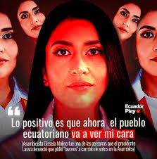 @pameaguirre1
'Pamela Aguirre'@AsambleaEcuador @LuisaGonzalezEc

💰#ATENCION

La mejor alumna de 'Fernando Villavicencio'

A'Gisella Molina' Le salio el tiro por la CULATA, pensó que el pueblo había olvidado que pedía diezmos al banquero y que era brazo derecho de #DonVilla ‼️