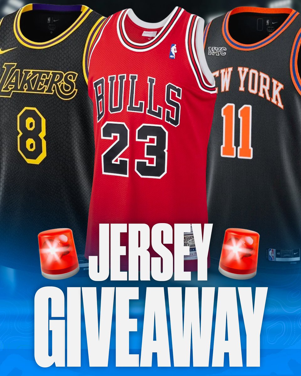 JerseyNsneakers's tweet image. 🚨NBA JERSEY GIVEAWAY:

Any Players Jersey from our website! Winner will pick which jersey they get!

How to enter:
✅️ Follow @JerseyNsneakers (US)
✅️ Retweet 
✅️ Comment your favorite NBA player👇