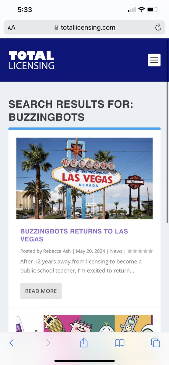 KristineTsung's tweet photo. BuzzingBOTS is in Total Licensing News. https://t.co/G9suLoJhwc