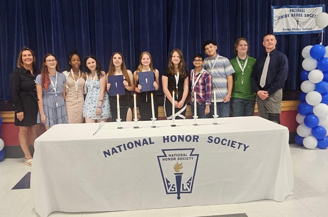 The 4th class of the DMS National Junior Honor Society. Congratulations to all the inductees! #DMSontheRISE