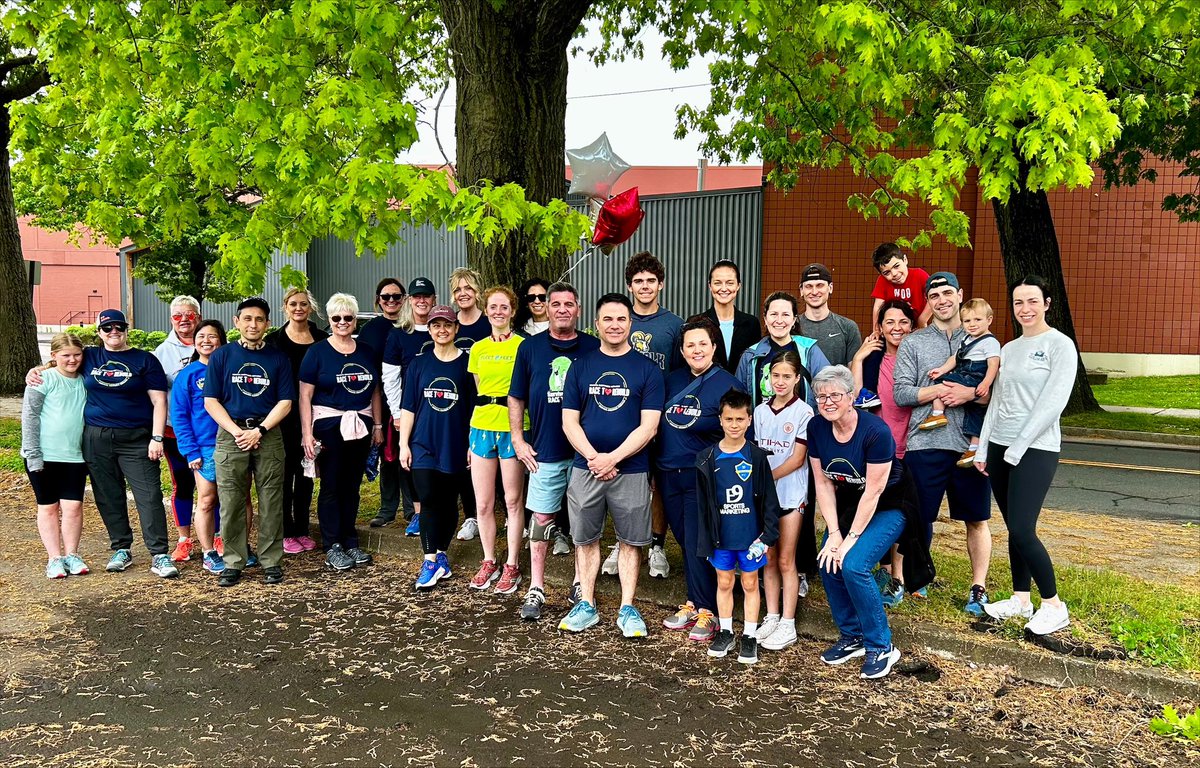 Great turn out for our 2nd Annual 5K in support of the National Trauma Survivors Network’s Race to Rebuild! Almost 90 people signed up to run/walk/bike in person or virtually with 15 additional donations! See the in-person YNHH contingency below @YaleSurgEquity @YaleSurgery