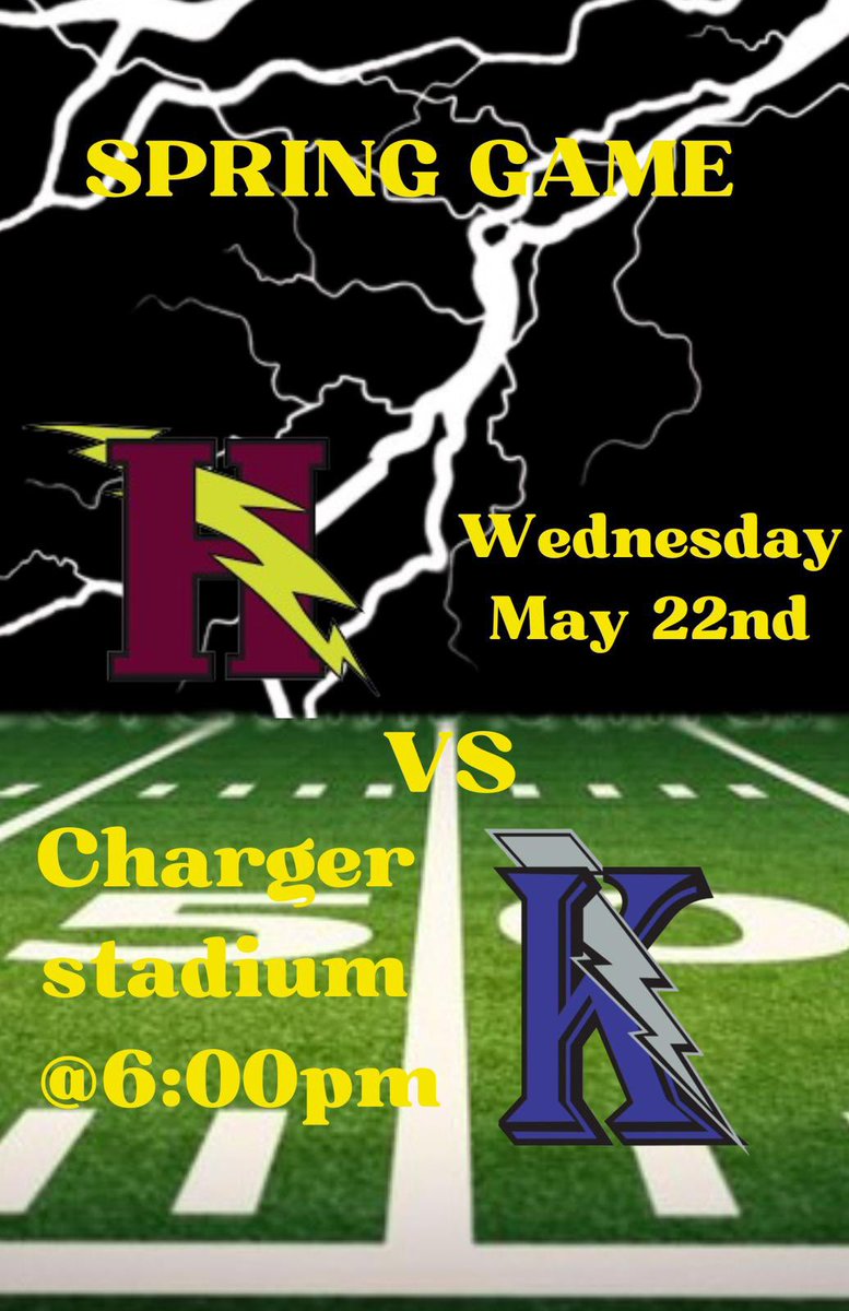 Come out and support your Chargers in some live Spring Football 🏈 Action, as they take on Dr. Krop! Tickets can be purchased at gofan.co/event/1527512?… Hope to see you there⚡️⚡️⚡️@HBParksRec @BCAA_Sports @Principal_HMHS @PrepRedzoneFL @larryblustein @FlaHSFootball @AShin66