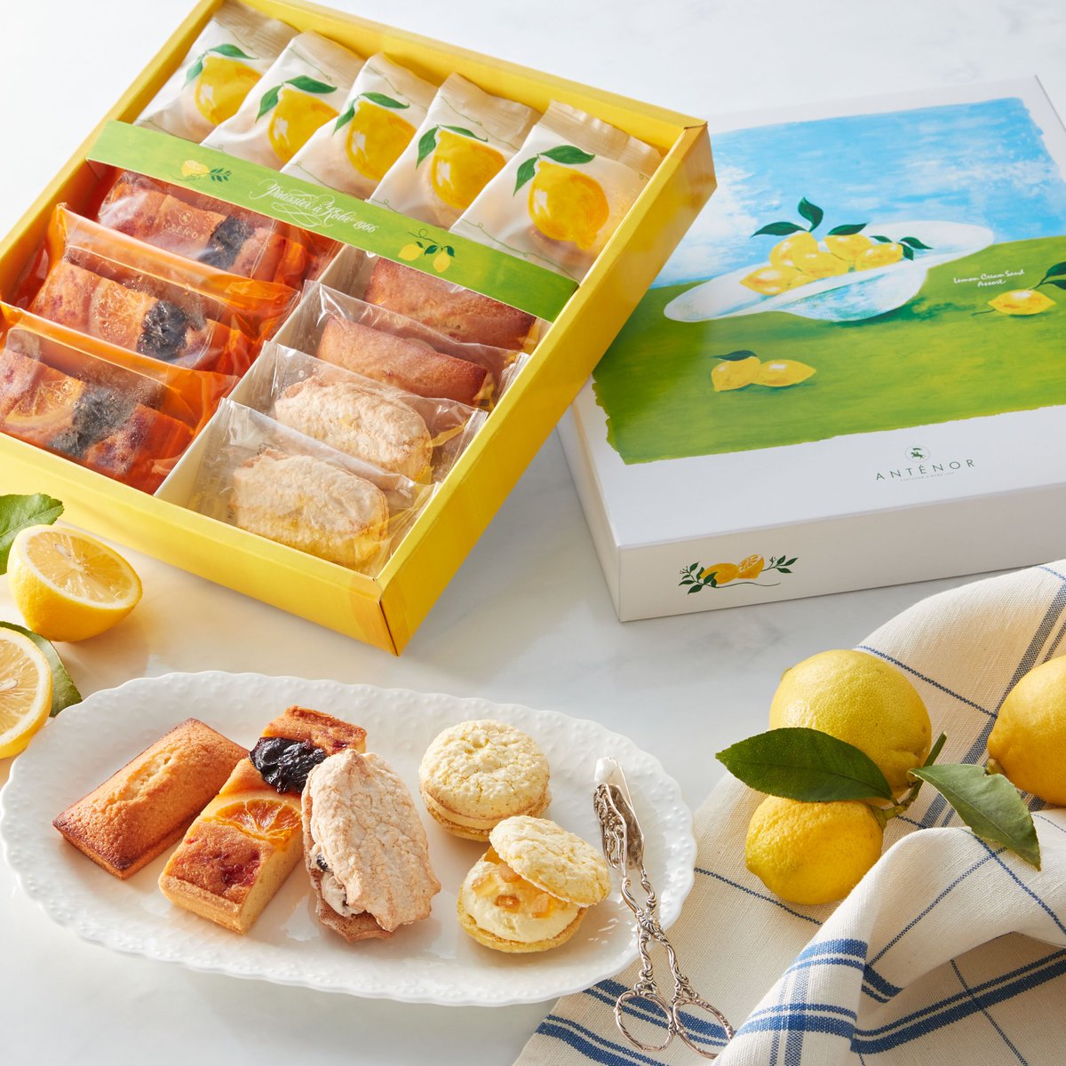 🍋季節限定】夏のご挨拶ギフトに♪ サクふわな食感のダックワーズ