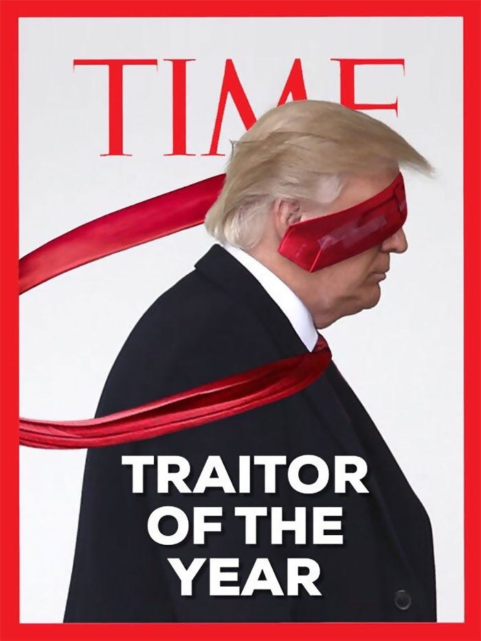Donald Trump is the traitor of the millennium! Do you agree? 👇 👇 👇