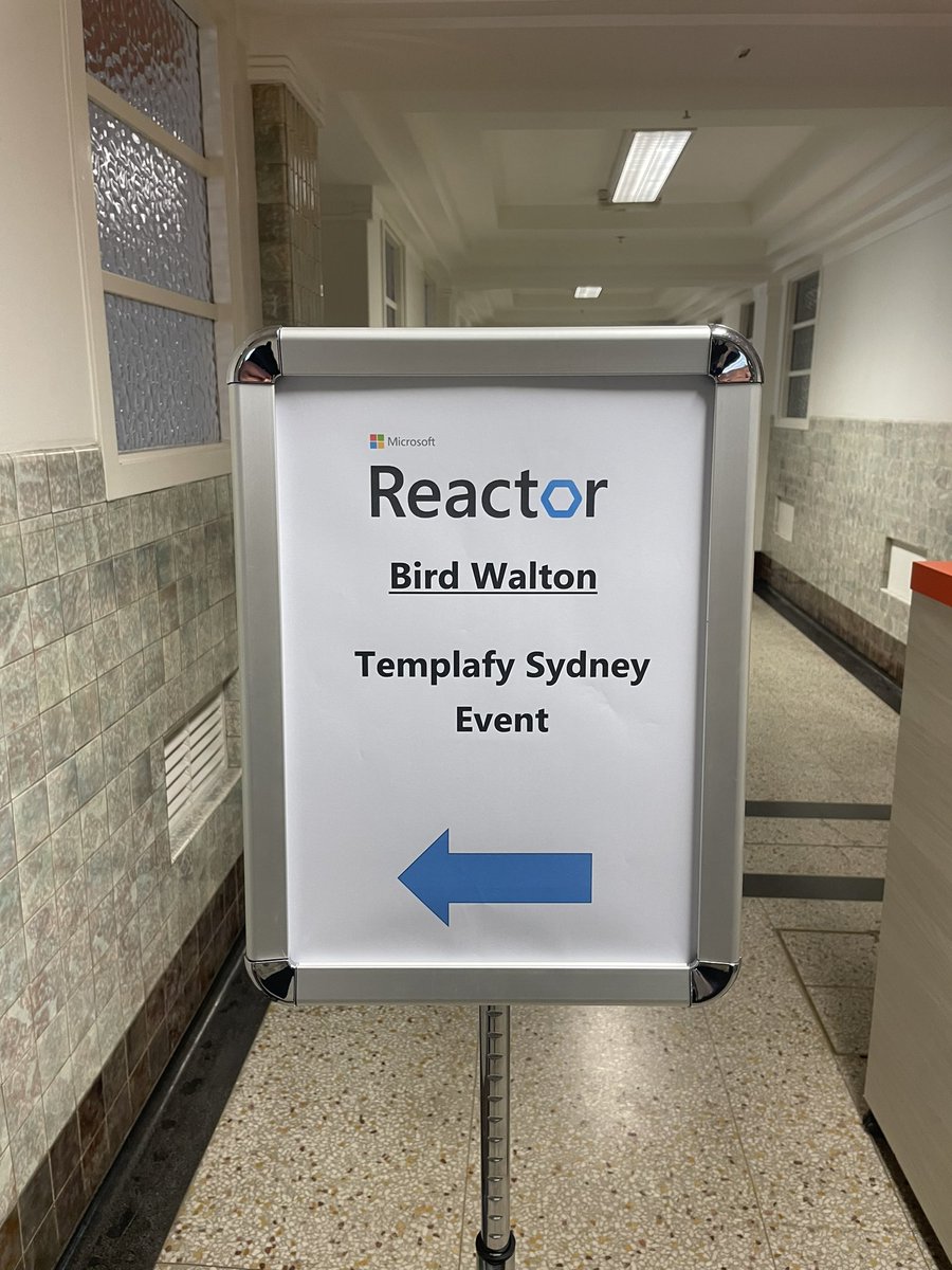 RippedOrange's tweet photo. Thanks for the great location @MSFTReactor looking forward to sharing all things @Templafy https://t.co/gcQuZITP1H