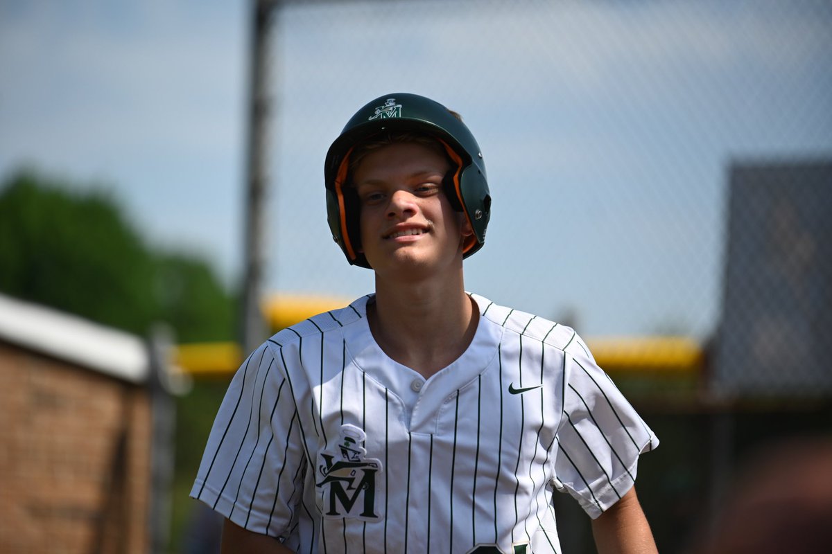STAkronSports's tweet photo. All smiles as @STVMBaseball move on to Wednesday’s District Finals. These boys are dangerous, Watch out! #stvs #ohsaa #hsbaseball https://t.co/2IRP32u7CV