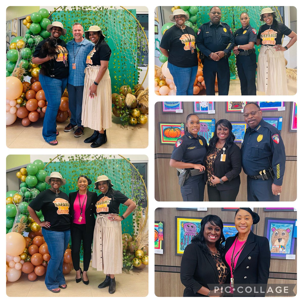 We had some very special guests join us for our #CareerDay today!! Thank you all so much for stopping by!! 💚💙 @HumbleISD_RCE @LibraryRidge @msmithcounselor @DrAMScott2023 @hobbs_tye