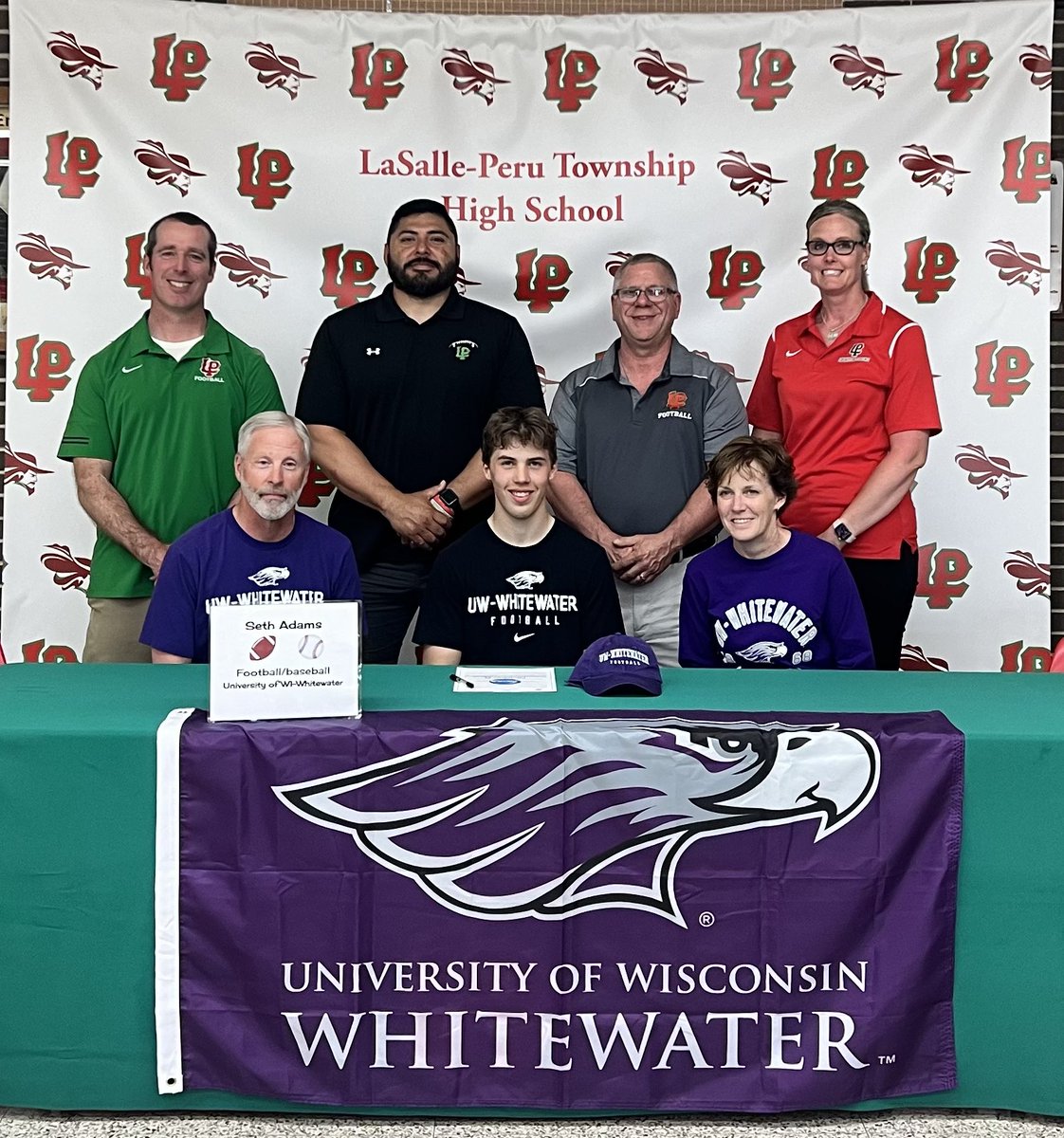 Congratulations to Seth Adams on signing to continue his academic, football and baseball career at UW-Whitewater next fall. 

#GoCavs