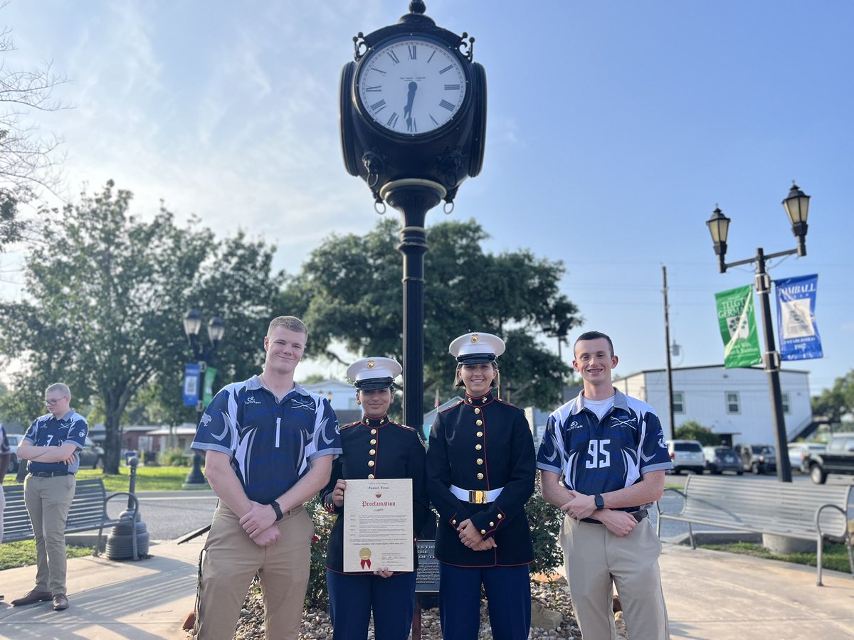 TMHS Marine Corps JROTC tweet media