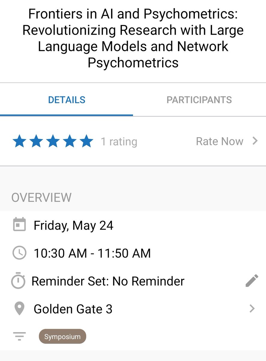 Upcoming symposium at the @PsychScience conference in San Francisco: This symposium explores the innovative integration of large language models and network psychometrics, discussing advances in automated item generation, structural quality analysis, and emotion detection and