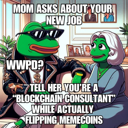 <a href="/kkashi_yt/">Kakashi</a> $WWPD What Would Pepe Do?
The most based frog giving life advice on solana

CA: DccaniRcHEbFyfiwEGishtVyTfAoPineCQLnXWMdJx9D 
  
Dev burning tokens 10,000 per hour solscan.io/account/EKaueC……
<a href="/WWPDCoin/">What Would PePe Do</a>