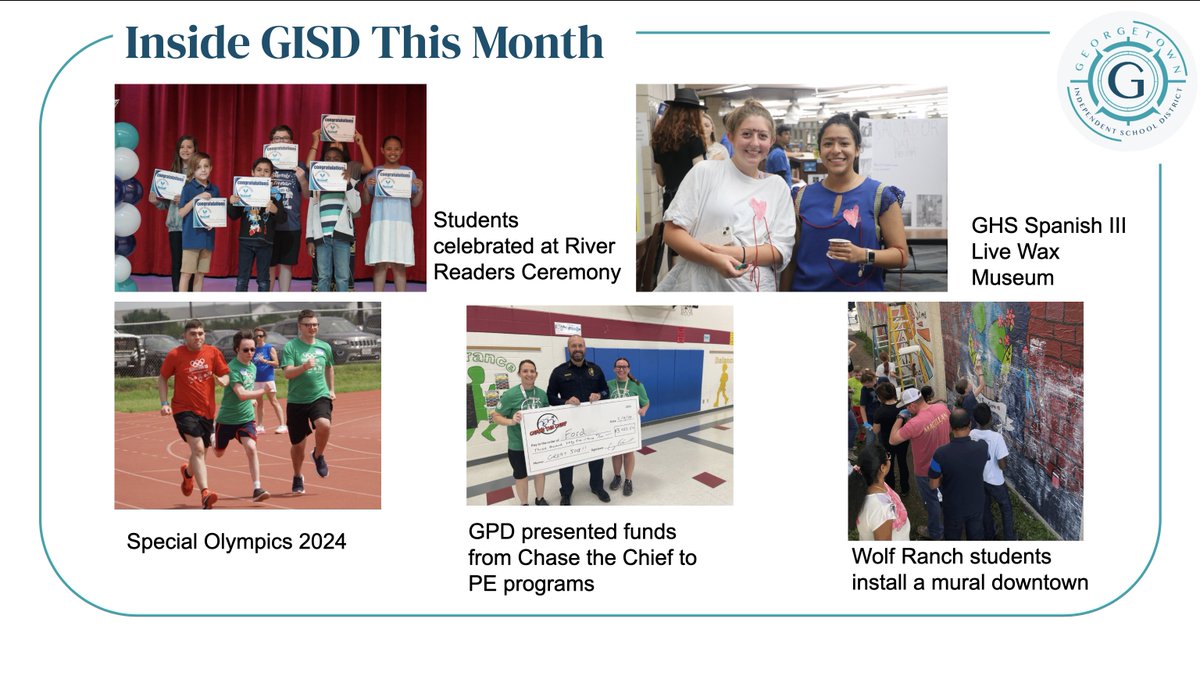 Check out these highlights from this month #InsideGISD.