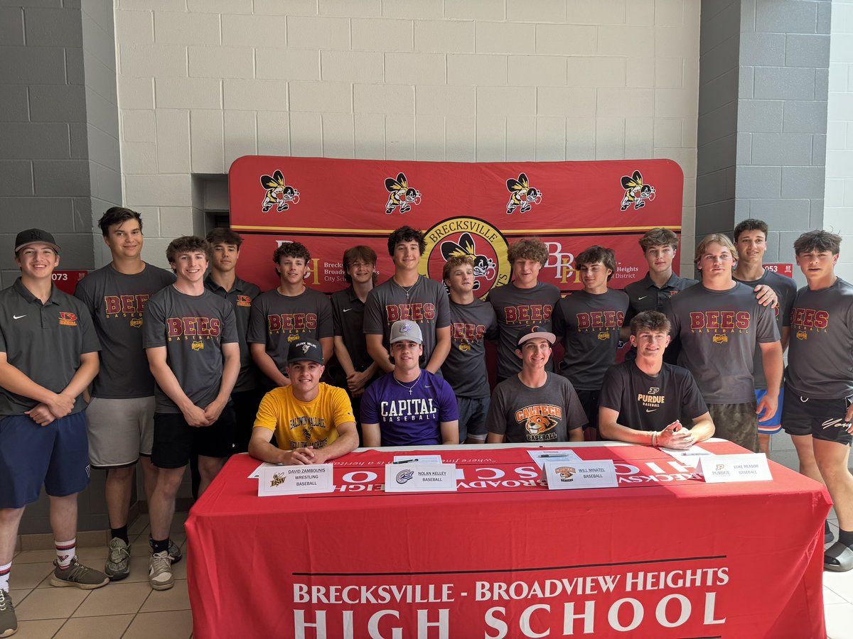 Bees Baseball (@brecks_baseball) on Twitter photo When one of us makes it to the next level, we all make it! Congratulations to David, Nolan, Will and Luke! 
#Compete When one of us makes it to the next level, we all make it! Congratulations to David, Nolan, Will and Luke! 
#Compete
