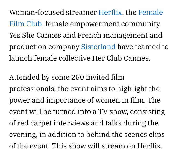 Additional Info: 🤩🌟
“Attended by some 250 invited film professionals, the event aims to highlight the power and importance of women in film. The event will be turned into a TV show, consisting of red carpet interviews and talks during the evening…” V
#TubaBüyüküstün