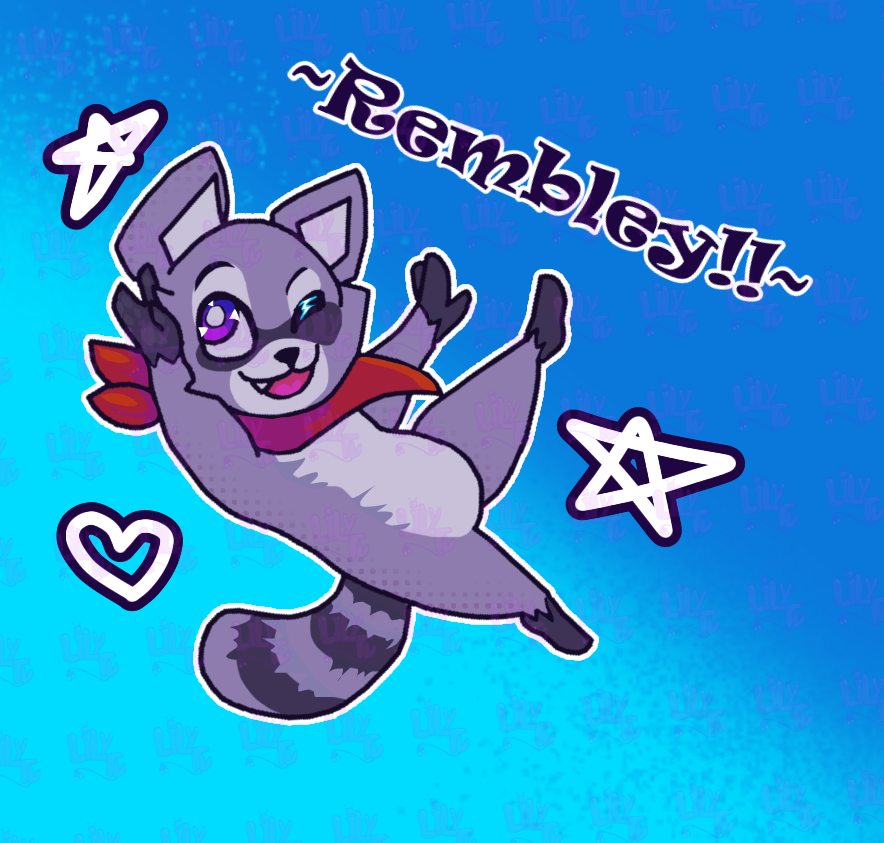 Lily_thealivetv's tweet photo. oooooooo silly lil raccoon fella!   
saw the gameplay some days ago and I had to draw him hihihih >X]

#rembley #IndigoPark  #indigoparkrambely #drawing https://t.co/3liydHn3Hl