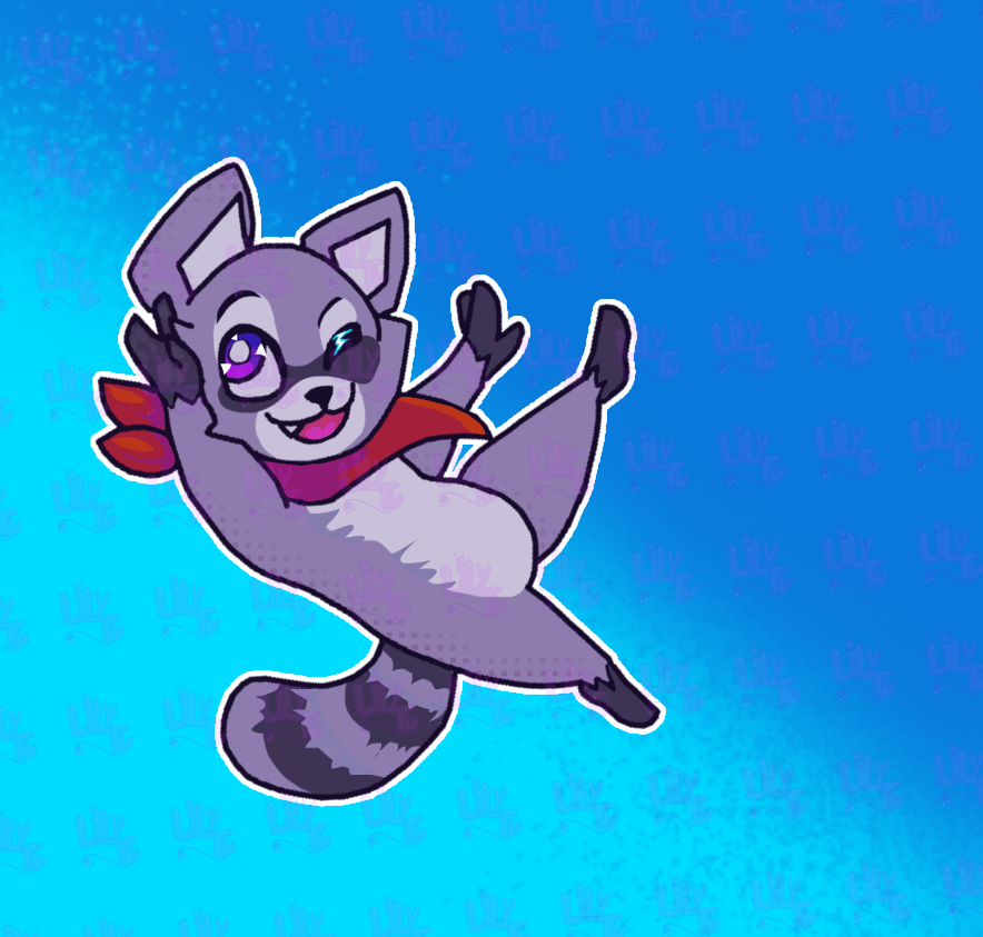 Lily_thealivetv's tweet photo. oooooooo silly lil raccoon fella!   
saw the gameplay some days ago and I had to draw him hihihih >X]

#rembley #IndigoPark  #indigoparkrambely #drawing https://t.co/3liydHn3Hl