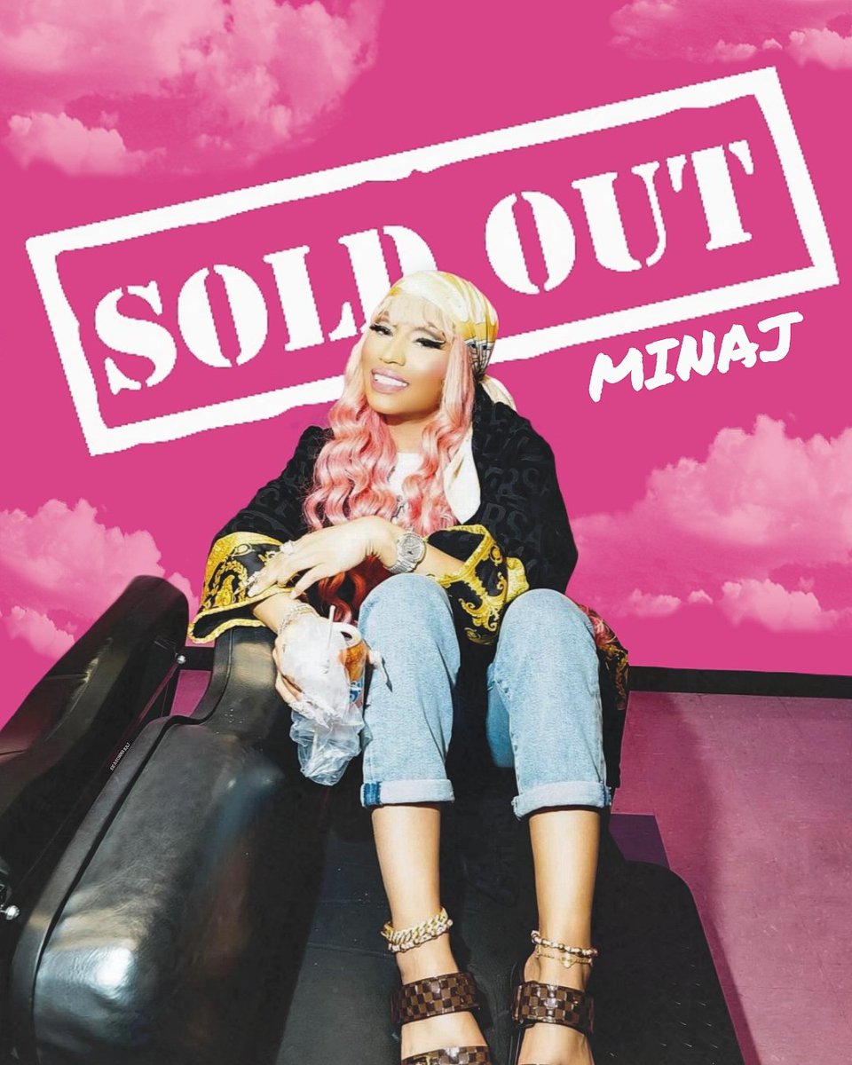 #SOLDOUTMINAJ 😎