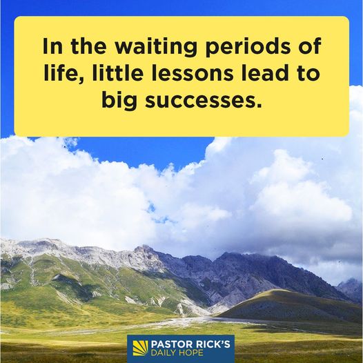 Some of the smallest lessons you’ll learn in dry and discouraging periods will be the keys to big successes in your life. Discover more about the importance of keeping a record of your lessons in today’s #DailyDevotional via @dailyhope. bit.ly/49gym8B