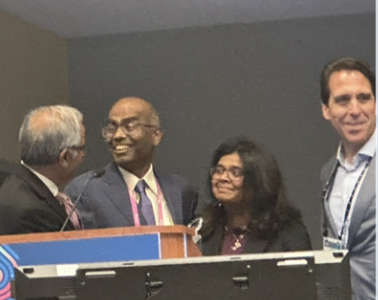 PaulYKwo's tweet image. Congratulations to Hepatologist, scientist, and entrepreneur extraordinaire Renu Dhanasekaran who today won the AGA innovator Shark Tank with her proposal to use AI to improve documentation and reimbursement for GI clinicians. Well done! @Stanford_GI @AASLDtweets @WRayKimMD