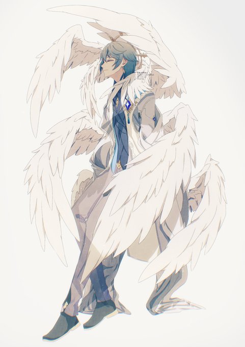「feathered wings」 illustration images(Latest｜RT&Fav:50)