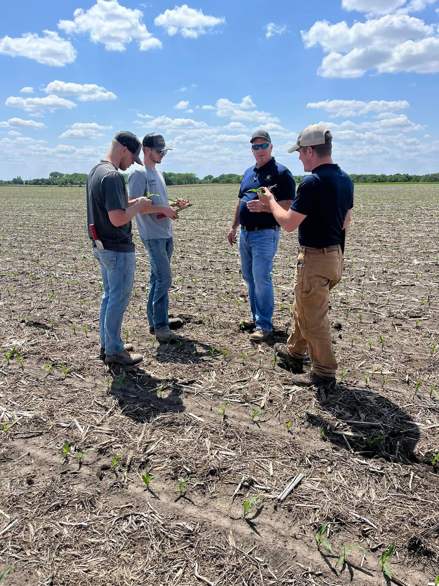 With the growing season underway, had an intern agronomy training day with Channel Agronomist, Tony Weis. Let the scouting season get underway! 

Call us up for any seed emergence concerns! 🌽 🌱

# ChannelSeed