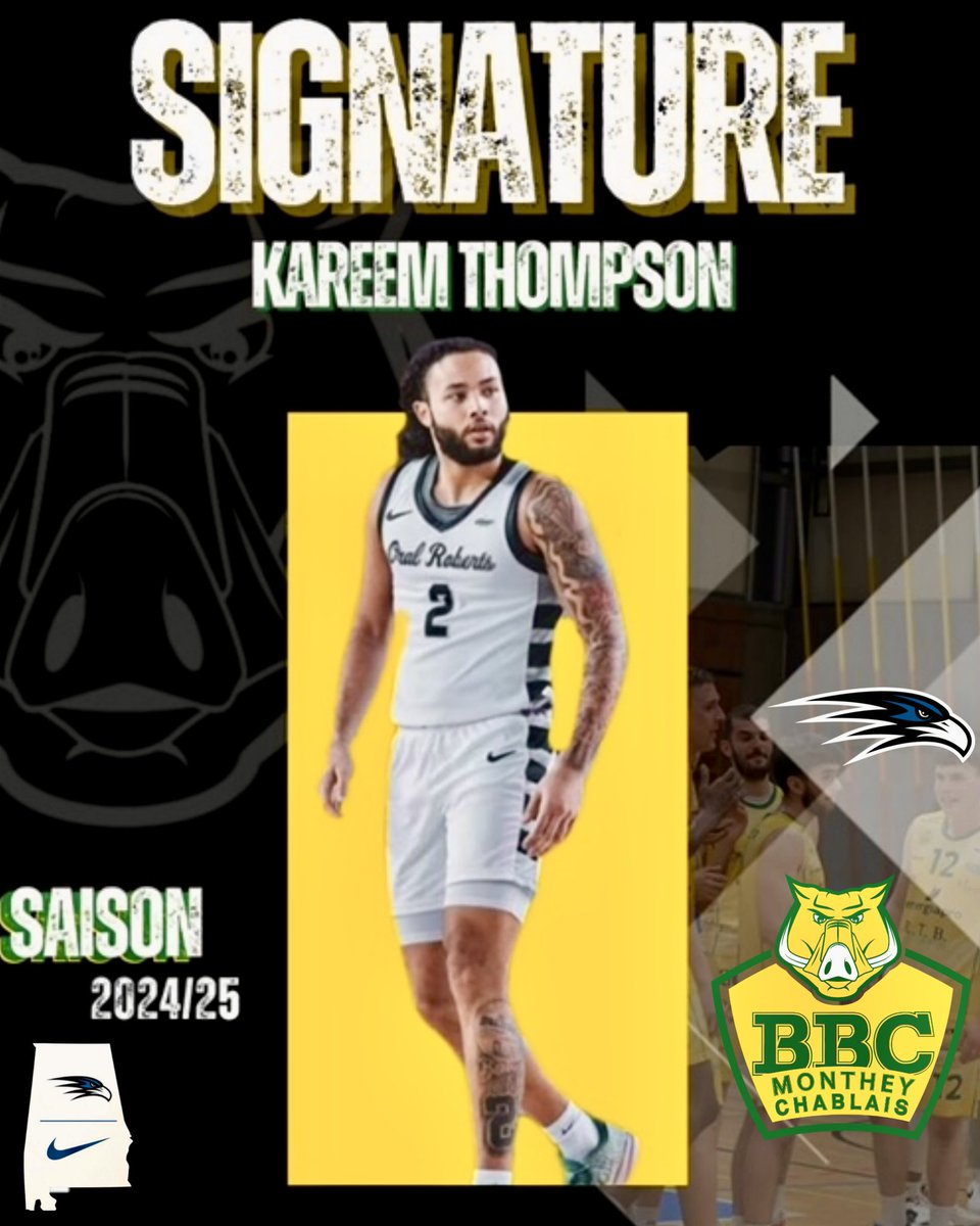 Florence Falcon Alumni Kareem Thompson is taking his talent overseas to Europe to play professional basketball, signing with the BBC Monthey-Chablasis of Switzerland! Go Falcons! #GoFalcons #WeAreFalcons