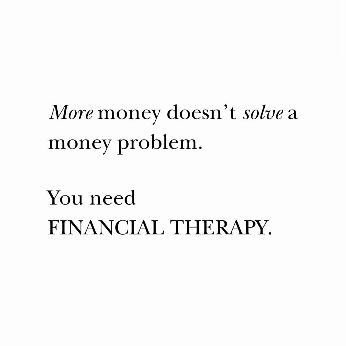 It's Time for You to Get a Financial Therapist💭 Join us SATURDAY, JUNE 1, 2024 11am EST/ 8am PST🌅 FREE GROUP SESSION REGISTER HERE: ⬇️ MYFINANCIALTHERAPY.INFO
