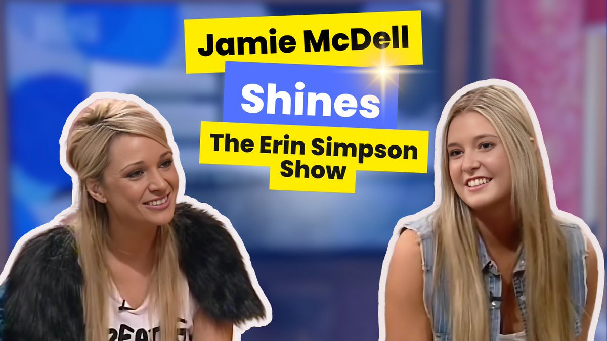 Another exciting episode of The Erin Simpson Show as we welcome the talented singer-songwriter @JamieMcDell. Watch the Full interview as she shares insights into her musical journey, inspiration behind her songs. 👇👇 youtube.com/watch?v=PCpuj2…