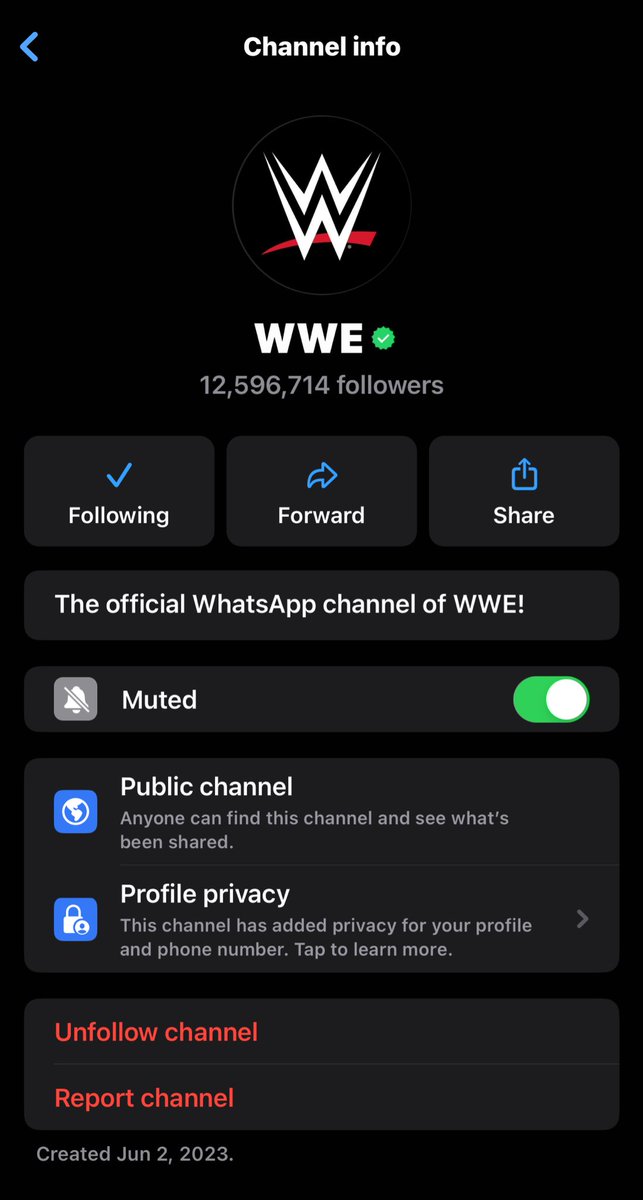 5.22 ⭕️🕊️ just download and follow @WWE on WhatsApp #UncleHowdy is definitely going to have a field day with their account.  #WWERaw #Wyatt6 #BrayWyatt #TheFiend #WhatsApp