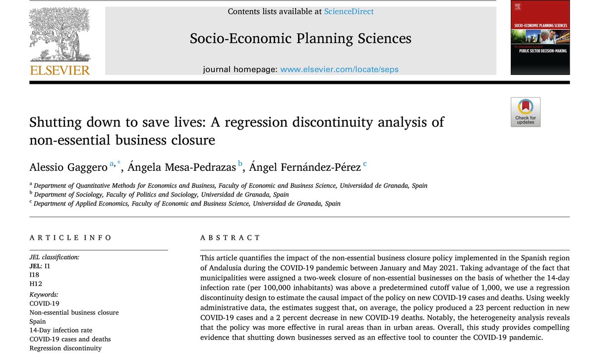 GaggeroAlessio's tweet image. 📢Descubre nuestro nuevo artículo publicado en Socio-Economic Planning Sciences, junto con @afdezperez y @mesapedrazas. @CanalUGR, @FcceeUg, @mcuantitativos, @EcoUgr, @MoVivEsLab. 📄🔍