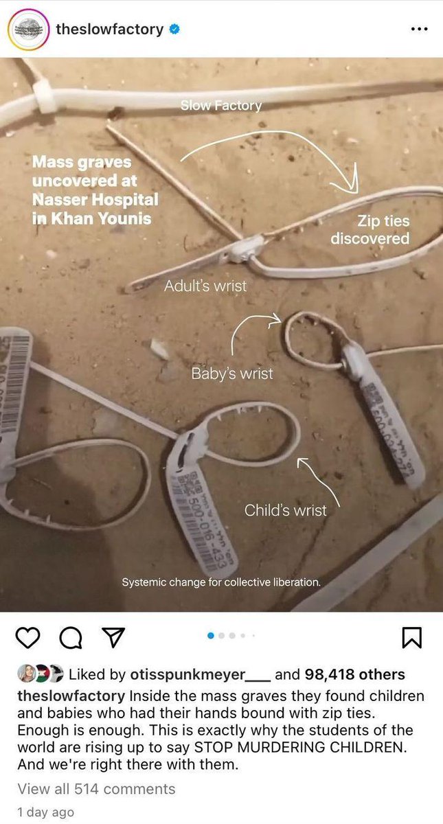 Inside the mass Graves that were uncovered at #Nasser Hospital, Khan Younis, #Gaza, they found children and babies who had their hands bound with zip ties. #israhell #Israelwarcriminalgenocide #Israel_is_a_terrorist_organization #Israel_UsaWarCrimes #IsraeliStateTerrorOnGaza