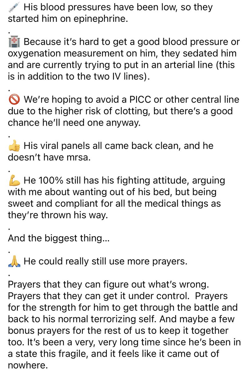 SmoreChick's tweet photo. Alright fam. Things can change with this kiddo so fast. These photos were taken in less than 12 hours. So when his mama posts that it seems like it came out of nowhere, it’s not exaggerating. If you have good vibes and prayers for AJ, he’ll certainly take them all. https://t.co/NsoOUuxd0W