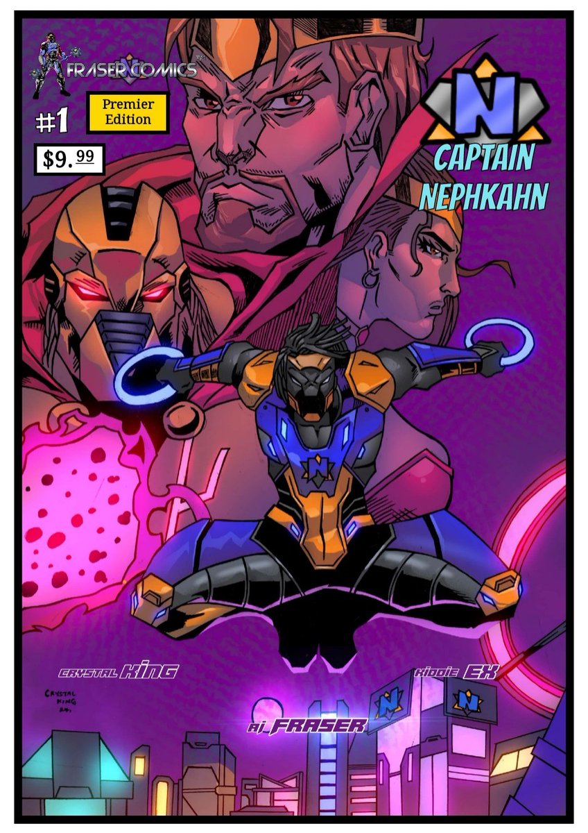 FraserComics's tweet image. 💥CAPTAIN NEPHKAHN #1-- MAIN COVER: Premier &amp;amp; Standard Editions💥 @indiecomicszone @Kickstarter @TrueBelieverOSG #indiecomics #coverart #bigproject @thevoguewriters @ComixWellSpring #followers