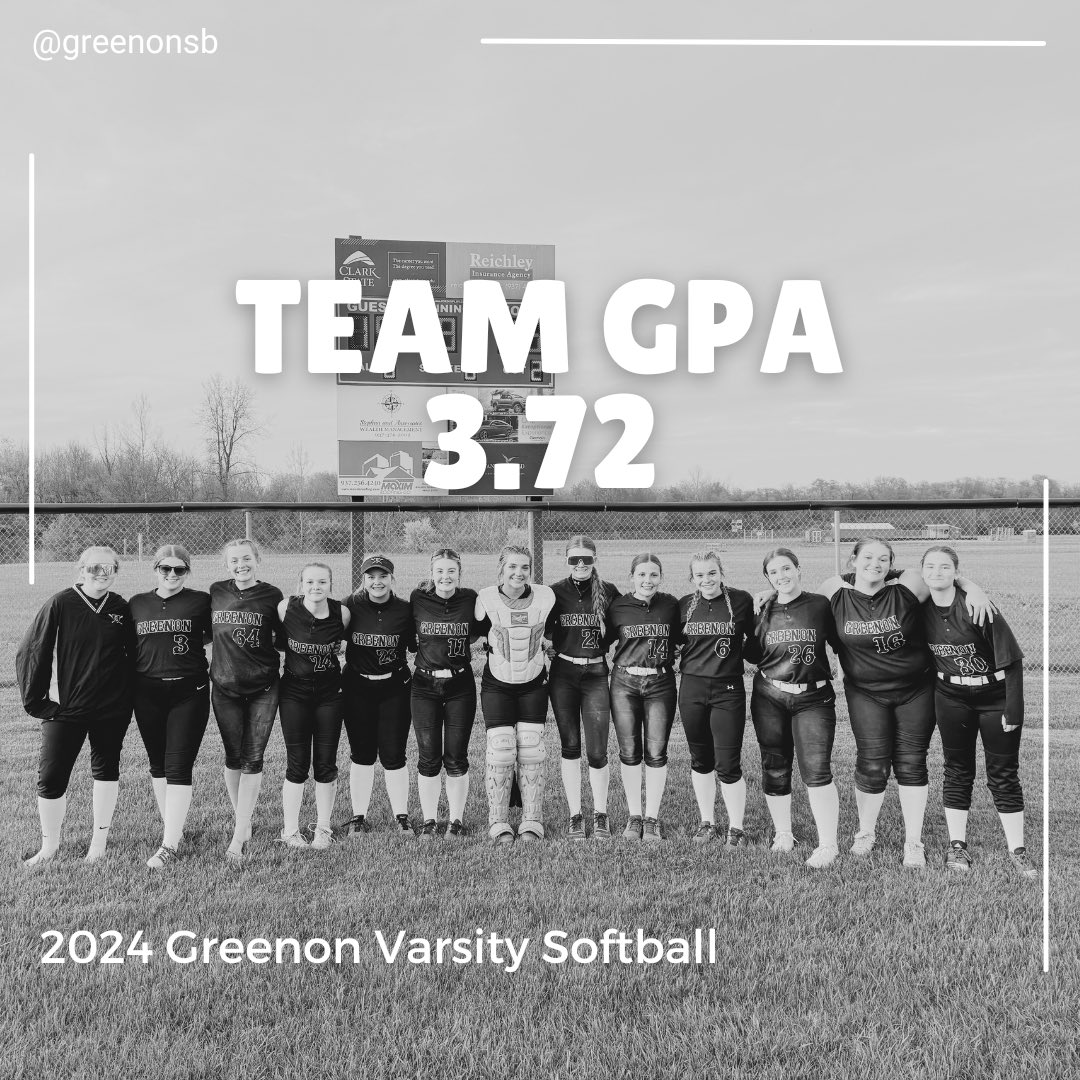 GreenonSB's tweet photo. Just wanted to take a minute to brag about my student athletes🥎
Team Avg GPA: 3.72
Players maintaining a GPA above 3.0: 13
Players maintaining a GPA above 3.5: 10
Players maintaining a GPA above 4.0: 4
Our Top Scholar has a GPA of 4.471
Proud of my girls!

#GoKnights #greenonsb https://t.co/S6z09hRQ2h