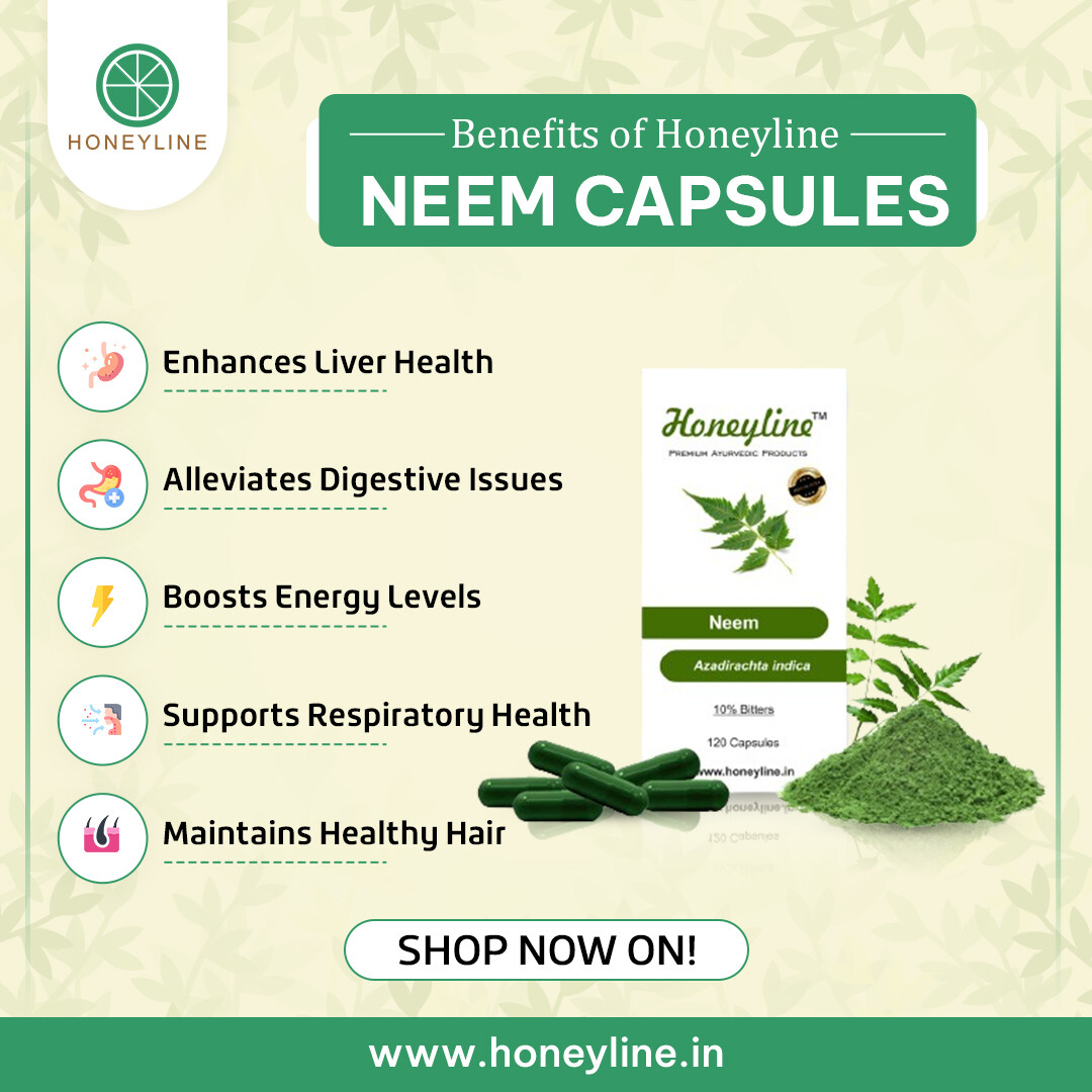 Protect yourself from infections with Honeyline Neem Capsules.

Shop now from:
🌐Honeyline website: honeyline.in
🛒Amazone: amzn.eu/d/ijCm5Hf
🛍️Flipkart: dl.flipkart.com/s/RLw8l8NNNN

#Neem capsules benefits #Natural neem supplements #HoneylineCapsules #NaturalHealth