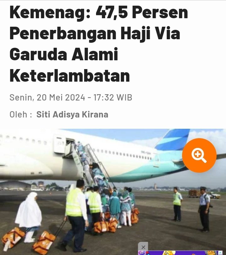 Keterlambatan hingga 47,5 persen, @Kemenag_RI evaluasi Garuda Indonesia. Perusahaan BUMN Bank BUMN Maskapai BUMN Semuanya amburadul, negara dan BUMN seperti ga punya pemimpin sappo. @jokowi @erickthohir Kemenag: 38 Penerbangan Haji Garuda Indonesia Telat, Total 32 Jam!