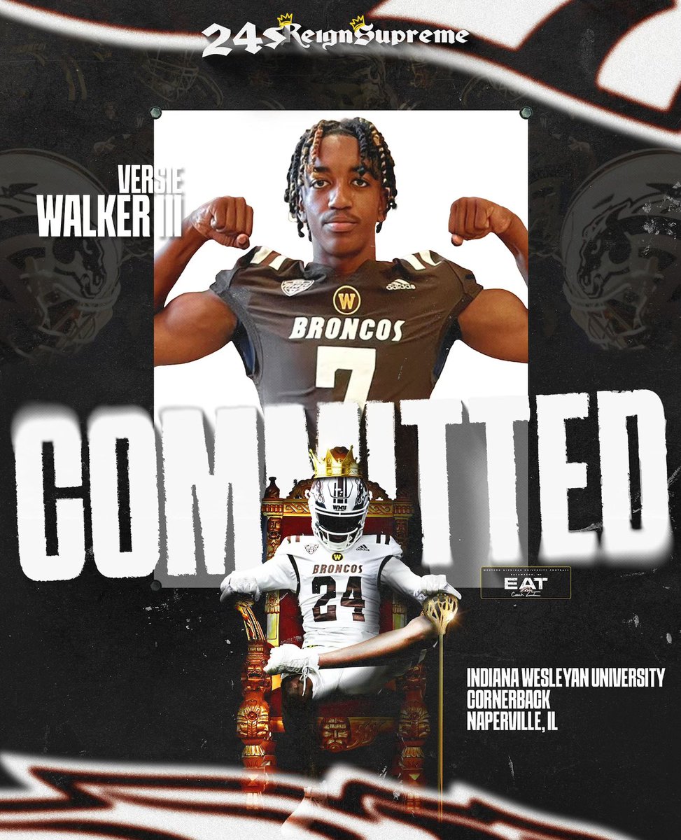 Versie Walker III (@versie_walk) on Twitter photo #AGTG C O M M I T T E D #EAT 🐴☝🏾
<a href="/WMU_Football/">Western Michigan Football</a> <a href="/CoachLT39/">Lance Taylor</a> <a href="/coach_celiscar/">Donald Celiscar</a> LET’S RIDE ‼️ #AGTG C O M M I T T E D #EAT 🐴☝🏾
<a href="/WMU_Football/">Western Michigan Football</a> <a href="/CoachLT39/">Lance Taylor</a> <a href="/coach_celiscar/">Donald Celiscar</a> LET’S RIDE ‼️