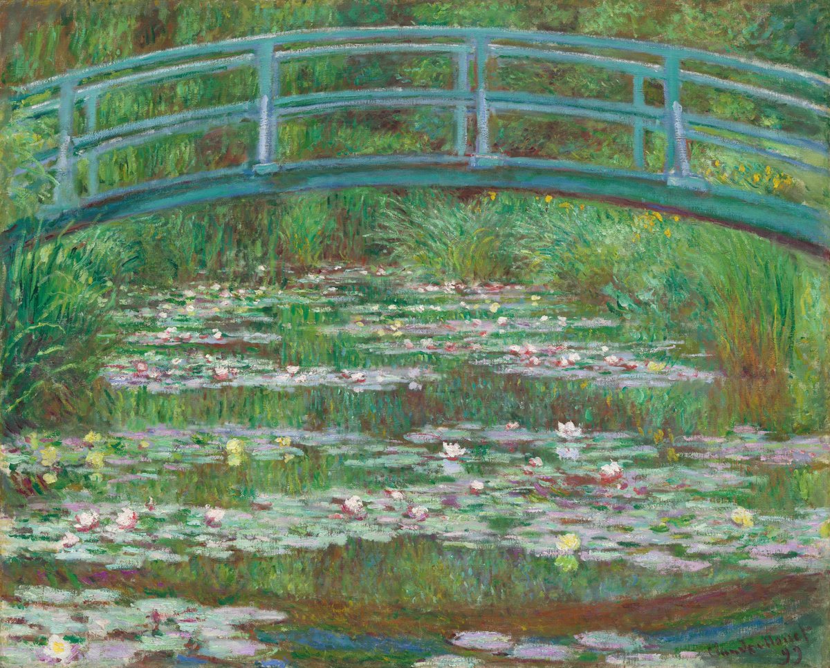 'The Japanese Footbridge' by Claude Monet 🌾 That's it. That's the tweet.