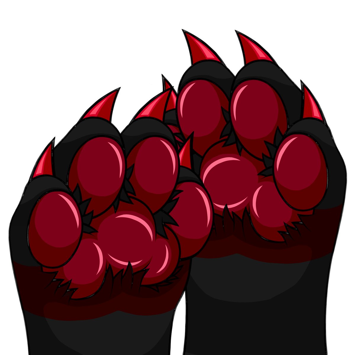 PrimalTheYeen's tweet image. heard its paws day? have some paw beans :3 
🎨by: @EldricksForge