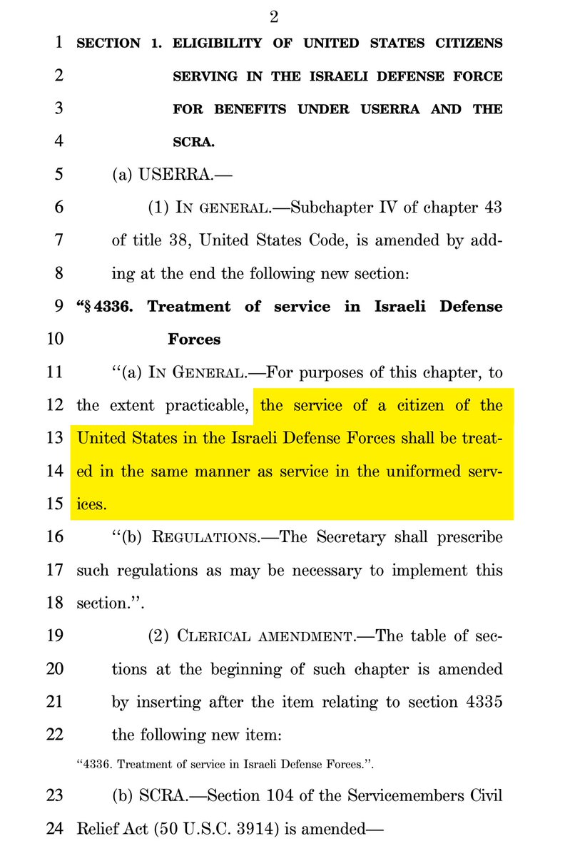 Holy crap! Rep. Guy Reschenthaler (R-PA) and Rep. Max Miller (R-OH) have introduced a bill that would extend the same taxpayer benefits to Americans serving in the IDF as if they were serving in the US military!