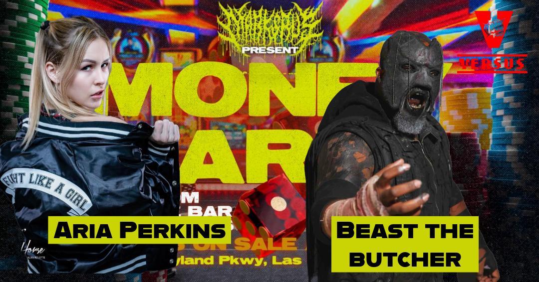 MATCH ANNOUNCEMENT • • We couldn't come to Vegas without linking up with the good brothers over at @versusprowrestling Your first match of the Versus Pro showcase! @TheAriaBP vs @BeAsTdiM • • Tickets on sale now marksrus.bigcartel.com