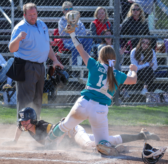 The NOHS Softball season came to an end tonight w/a hard-fought 9-8 loss to SOHS. NOHS Athletics would like to give a special thanks to our lone senior, Brooke Bennett, for her many contributions over 4 yrs in both softball and volleyball. The future of NOHS softball is bright!!