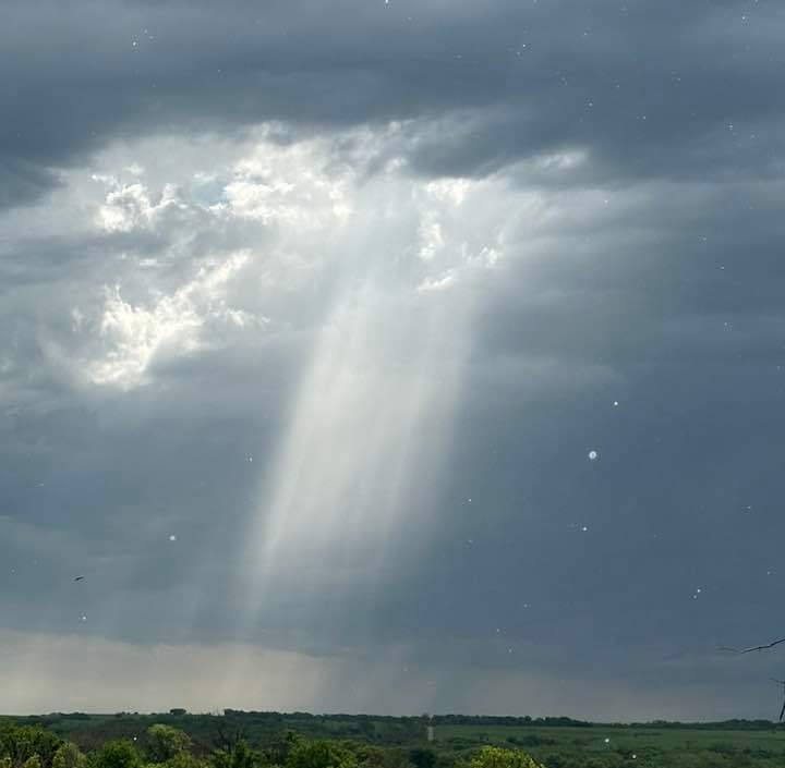 Last night's storm clouds over Wabaunsee County made for an awesome picture.