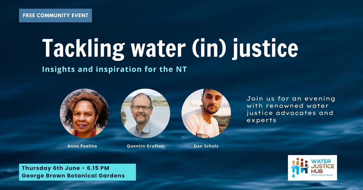 For all Territorians out there, Dan is speaking at a @WaterJusticeHub event in Darwin on 6th June. Dan will be speaking alongside the formidable Anne Poelina & @GraftonQuentin Dan will be covering media bias in the MDB and the way propaganda works to sustain water injustice