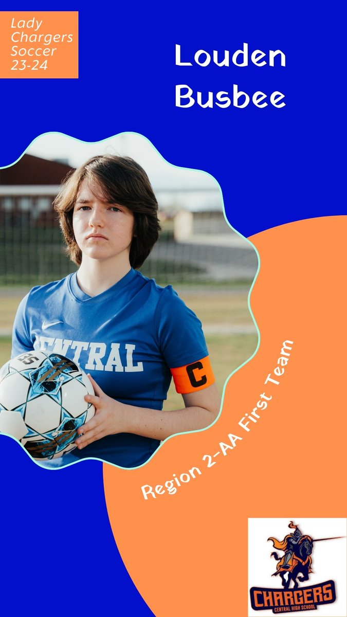 CHS_WSoccer's tweet photo. Congratulations to the All Region 1st Team: Louden and Tacoyia! ⚽️🧡💙⚽️ https://t.co/5eY7PsbVuQ