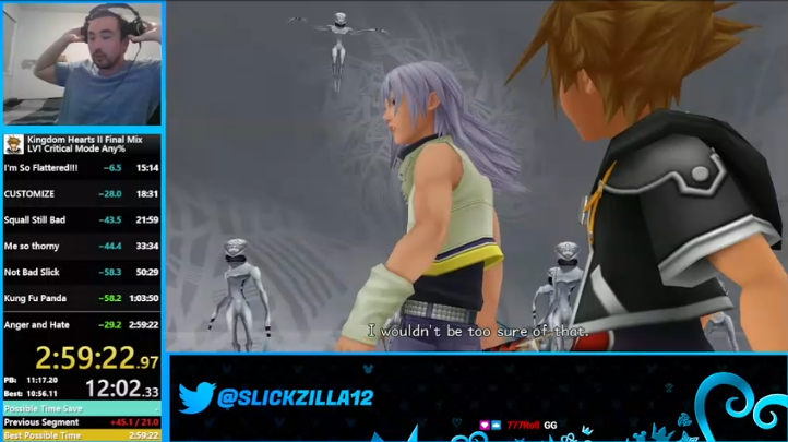 Another LV1 PB This was honestly one of the most insane runs I've ever done, I lowered my sum of best by 30 seconds and managed this PB despite two minute long death segments. There was real 2:57 or better potential in this run which blows my mind.