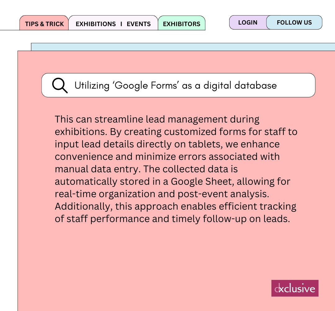 dxclusive_my's tweet image. Useful tips to gain more leads on your exhibitions or events! #exhibitions #events #boothsetup #boothdesign #contractor #dxclusive_malaysia