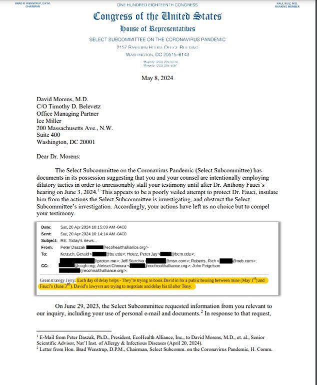 EXCLUSIVE—Bombshell messages reveal Anthony Fauci's top advisor bragging about making emails 'disappear' Dr. David Morens, a senior advisor to Dr. Anthony Fauci from 1998 until 2022 Some of Morens' emails have been obtained by congressional subpoena  He said he deleted his