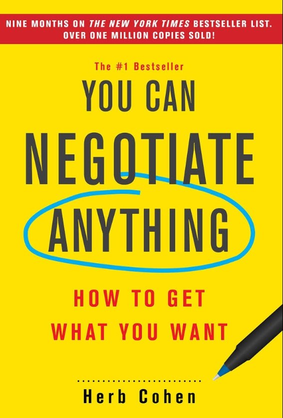 Best Personal Development Books Everyone Should Read

1. You Can Negotiate Anything