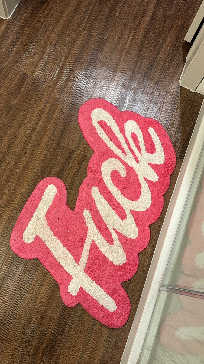 this being my bath mat just kinda sums up my whole personality tbh